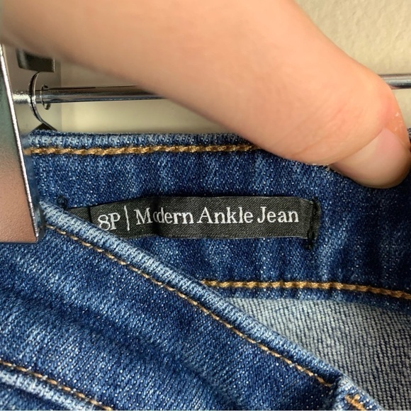 [Talbots] Women's Denim Modern Ankle Jeans Mid Rise Straight Leg Jeans - Picture 4 of 7